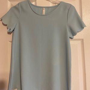 🌸Shein Light Baby Blue Top.